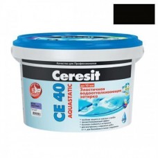 Затирка Ceresit Aquastatic CE 40 Графит, 2 кг